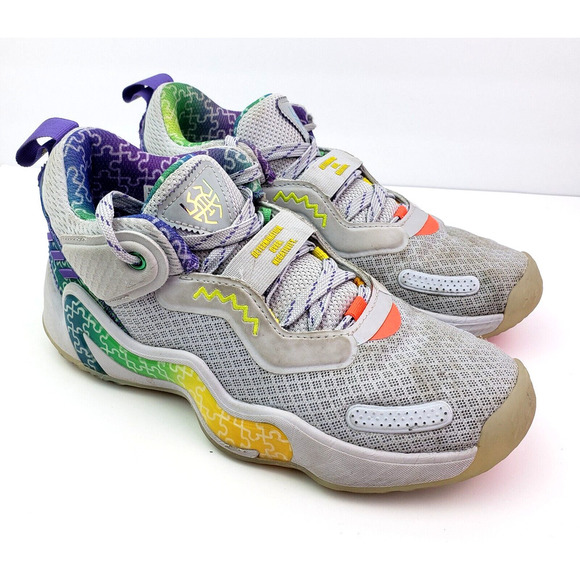 Adidas D.O.N. Issue 3 Autism Speaks Awareness Boys Size 5Y Basketball Shoes - Picture 1 of 14